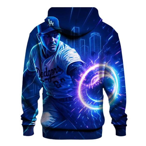 Neon Skyline Fastball Surge pullover hoodies