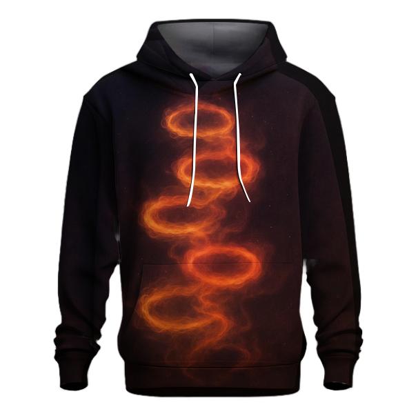 Starlit Gradient Smoke Rings lightweight hoodies
