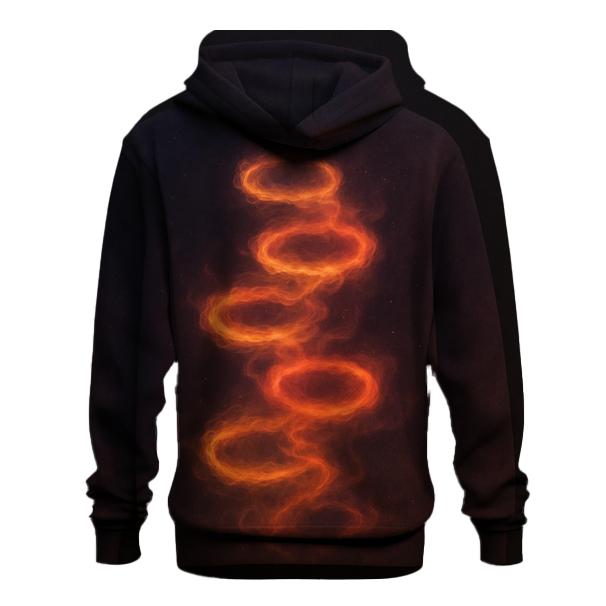 Starlit Gradient Smoke Rings lightweight hoodies