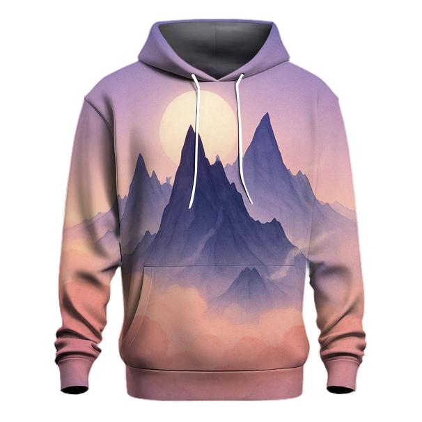 Peaks Above The Cotton Sky printed hoodies