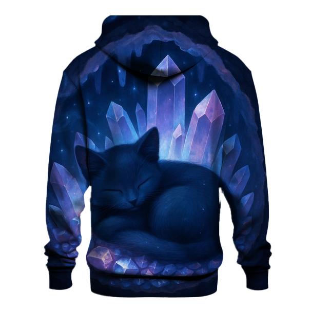 Crystal Cave Dreaming Cat hoodie styles