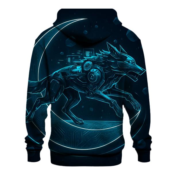 Starlit Mechanical Moon Runner heavyweight hoodies