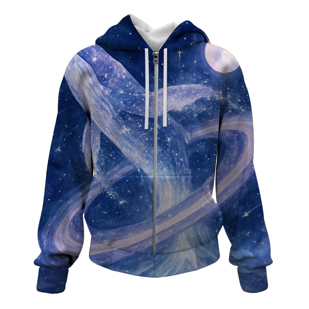 Guardian Whale Of The Spiral Tides graphic hoodies
