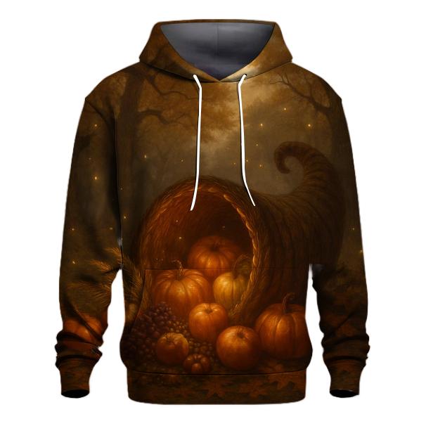 Enchanted Cornucopia Under Moonlit Oaks lightweight hoodies