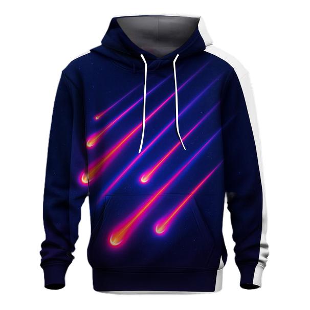 Neon Meteor Gradient Trails lightweight hoodies