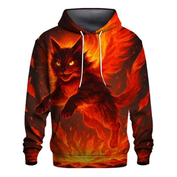 Volcanic Phoenix Cat Ascension hoodie designs