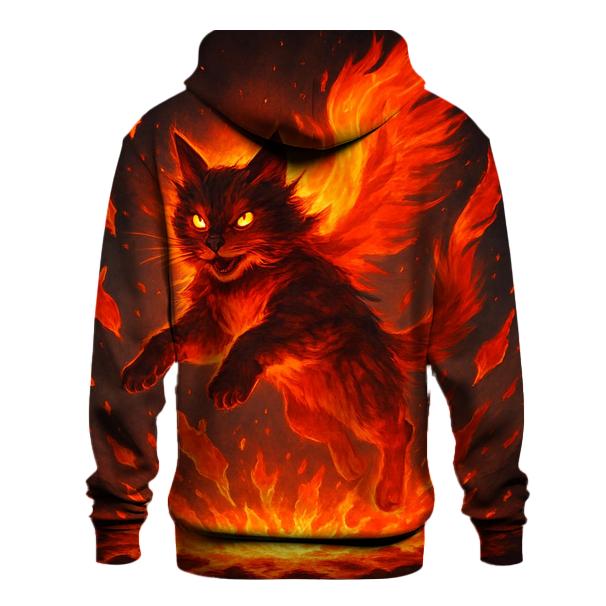 Volcanic Phoenix Cat Ascension hoodie designs