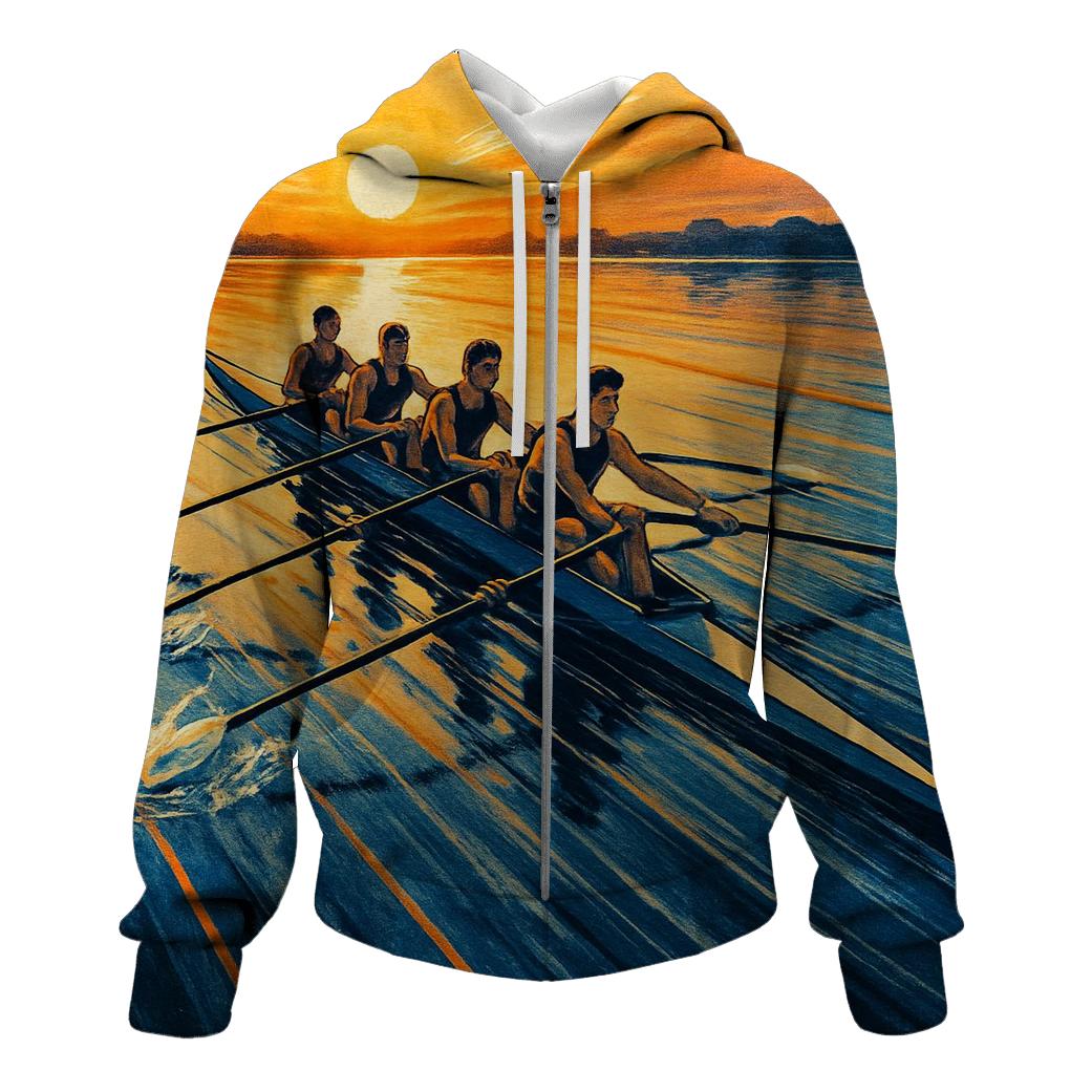 Solar Rowing Regatta premium hoodies