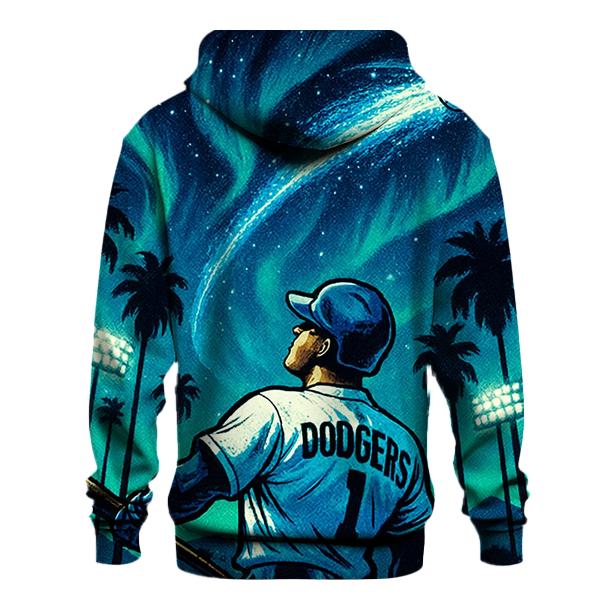 Skyline Homer Under Aurora Palms zip-up hoodies