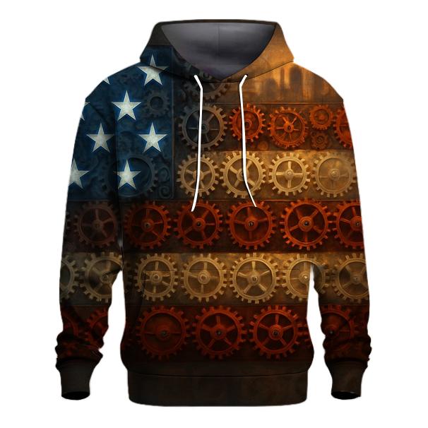 Clockwork Flag Of City Gears premium hoodies