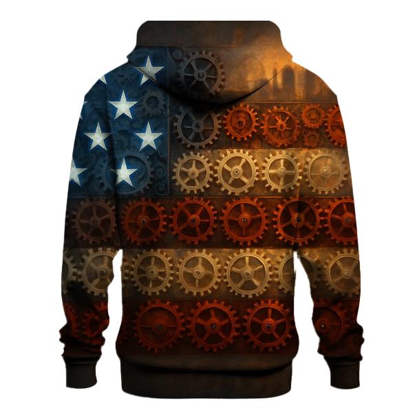 Clockwork Flag Of City Gears premium hoodies