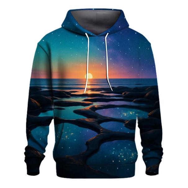 Tidal Constellation Sunset graphic hoodies