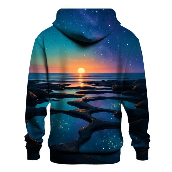 Tidal Constellation Sunset graphic hoodies