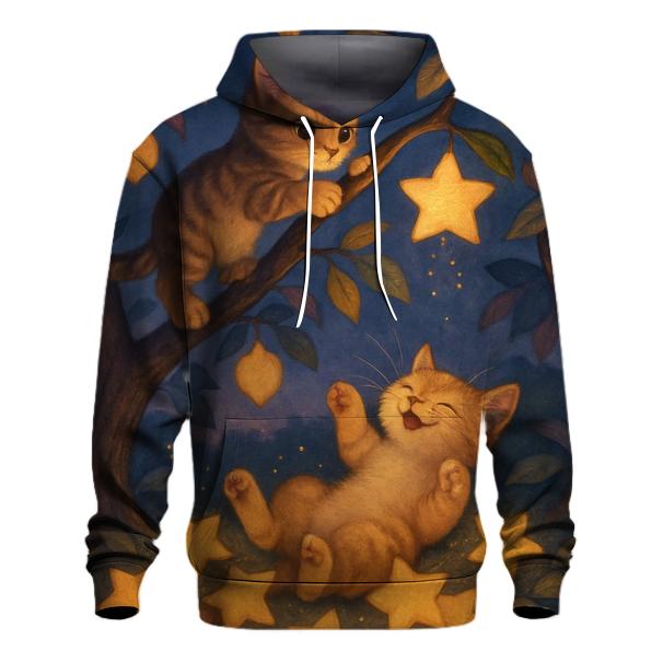 Star Orchard Harvest Cats graphic hoodies