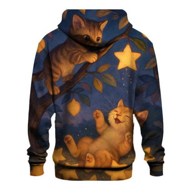 Star Orchard Harvest Cats graphic hoodies
