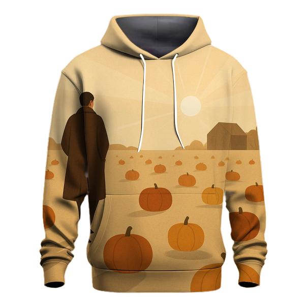 Sunrise Pumpkin Patch Gratitude Walk printed hoodies