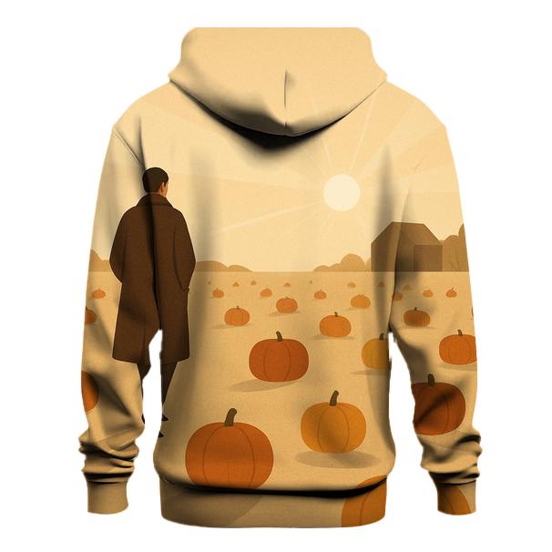 Sunrise Pumpkin Patch Gratitude Walk printed hoodies