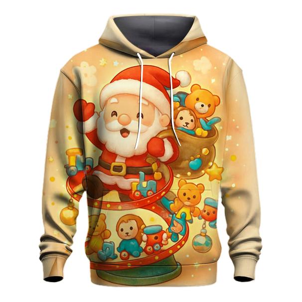 Playful Toy Parade Santa Carousel pullover hoodies