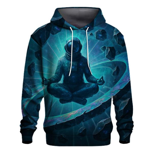Astronaut Of The Fractured Aurora Rings custom hoodies