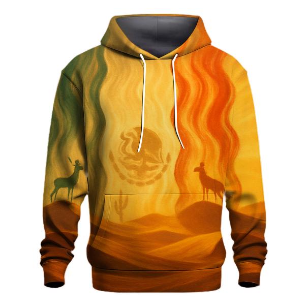 Mexican Desert Flag Mirage hoodie styles
