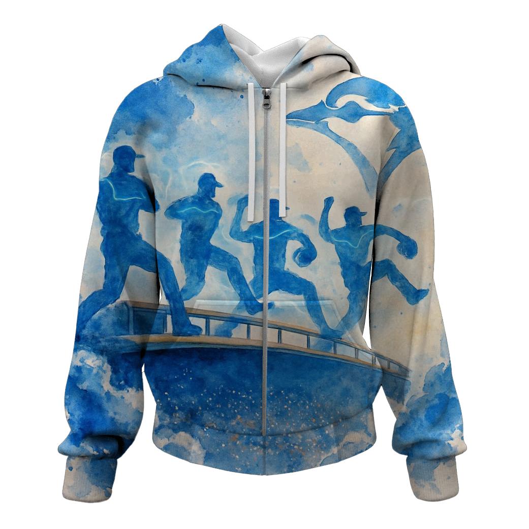 Celestial Bullpen Arc With Blue Jays Spirit zip-up hoodies