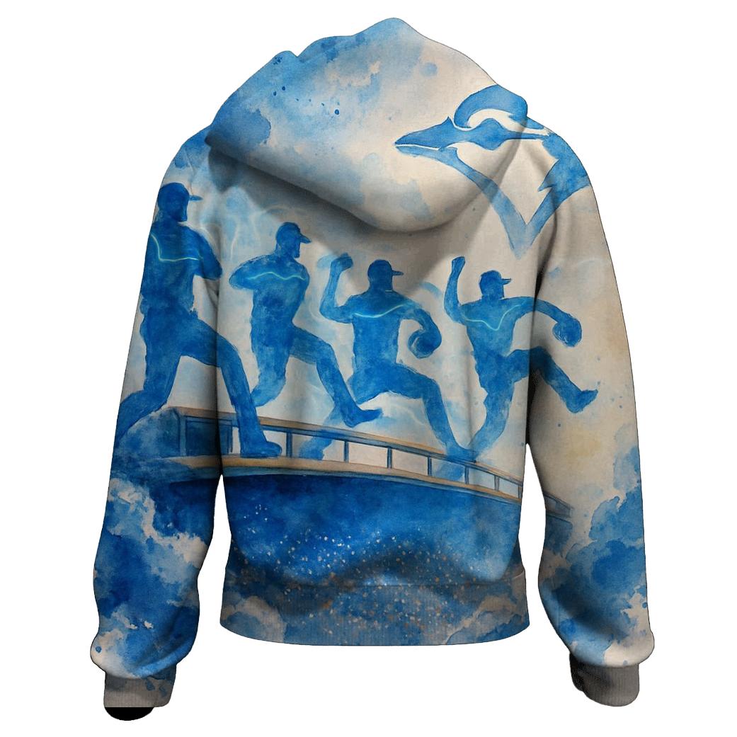 Celestial Bullpen Arc With Blue Jays Spirit zip-up hoodies