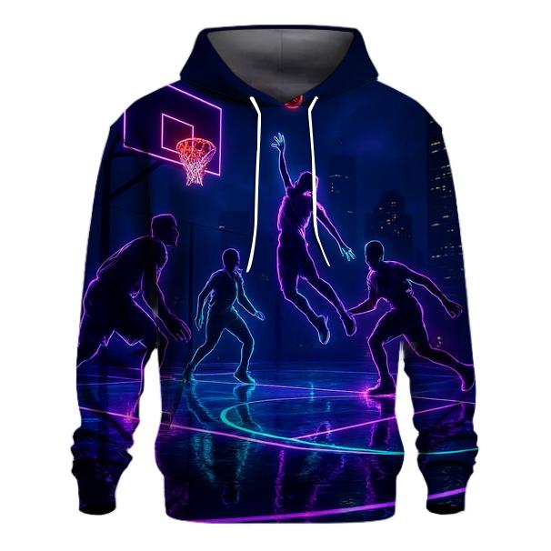 Neon Night Street Basketball hoodie designs