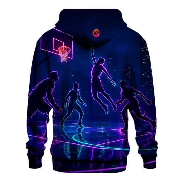 Neon Night Street Basketball hoodie designs