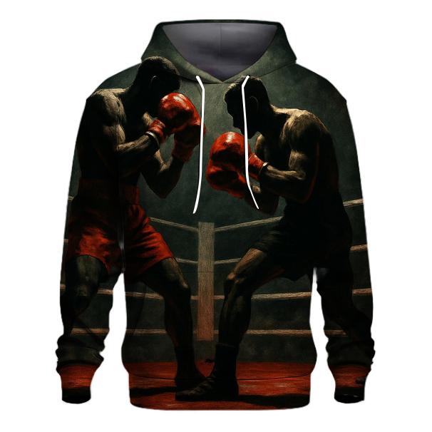 Crimson Boxing Ring Clash hoodie styles