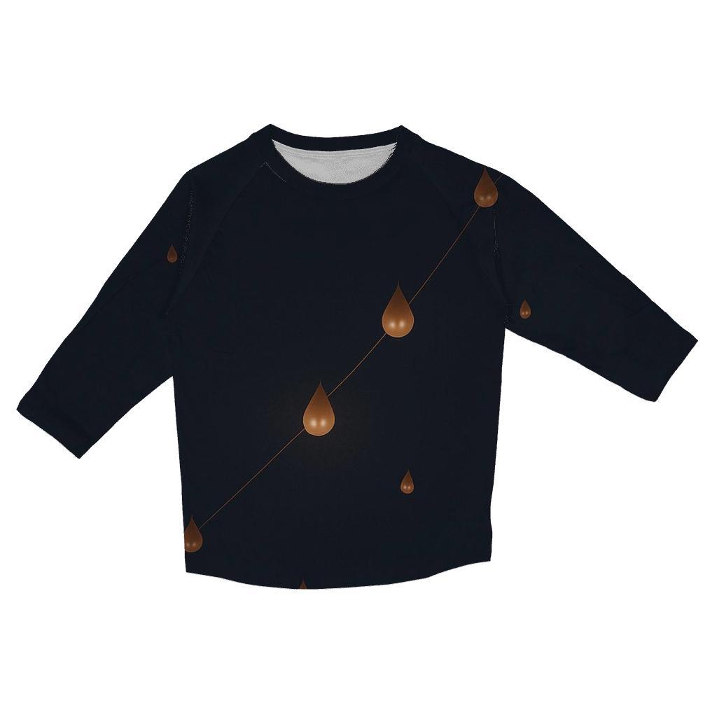 Midnight Drip Constellation stylish quarter sleeve tops