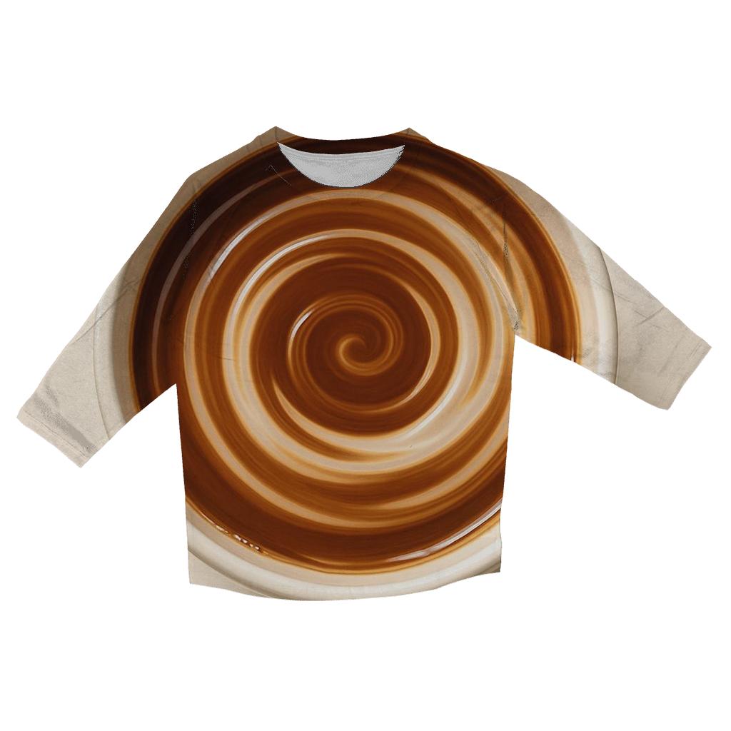 Cream Ripple Mug custom 3/4 sleeve shirts