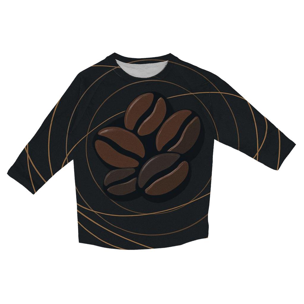 Bean Orbit Rings personalized 3/4 sleeve tees
