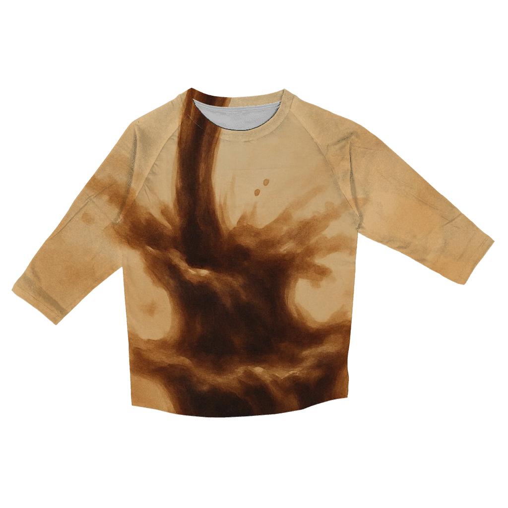 Sepia Pour Cascade casual three quarter sleeve shirts