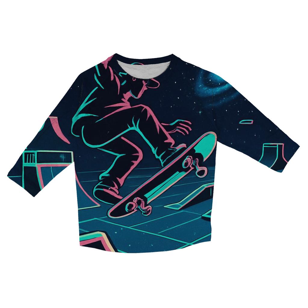 Starlight Skatepark Rush stylish quarter sleeve tops
