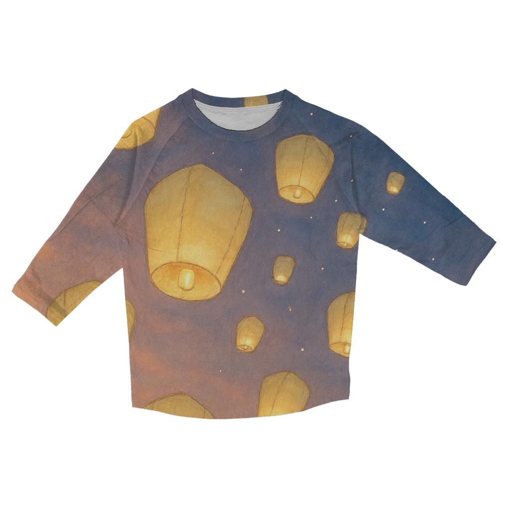 Skyward Lanterns fashion 3/4 sleeve shirts