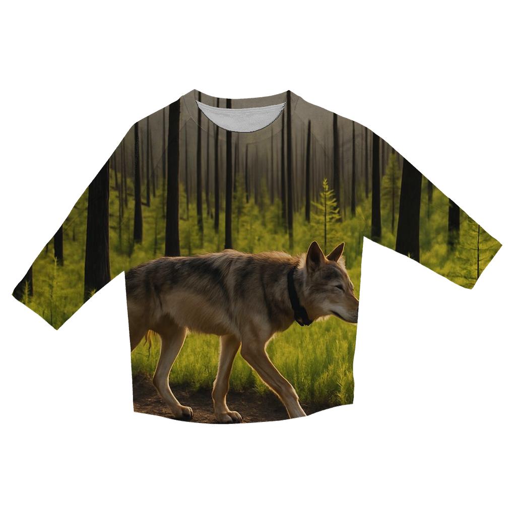 Forest Fire Regrowth Territory Patrol trendy 3/4 sleeve tops