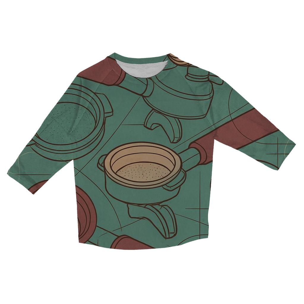 Espresso Gear Diagram cotton quarter sleeve shirts