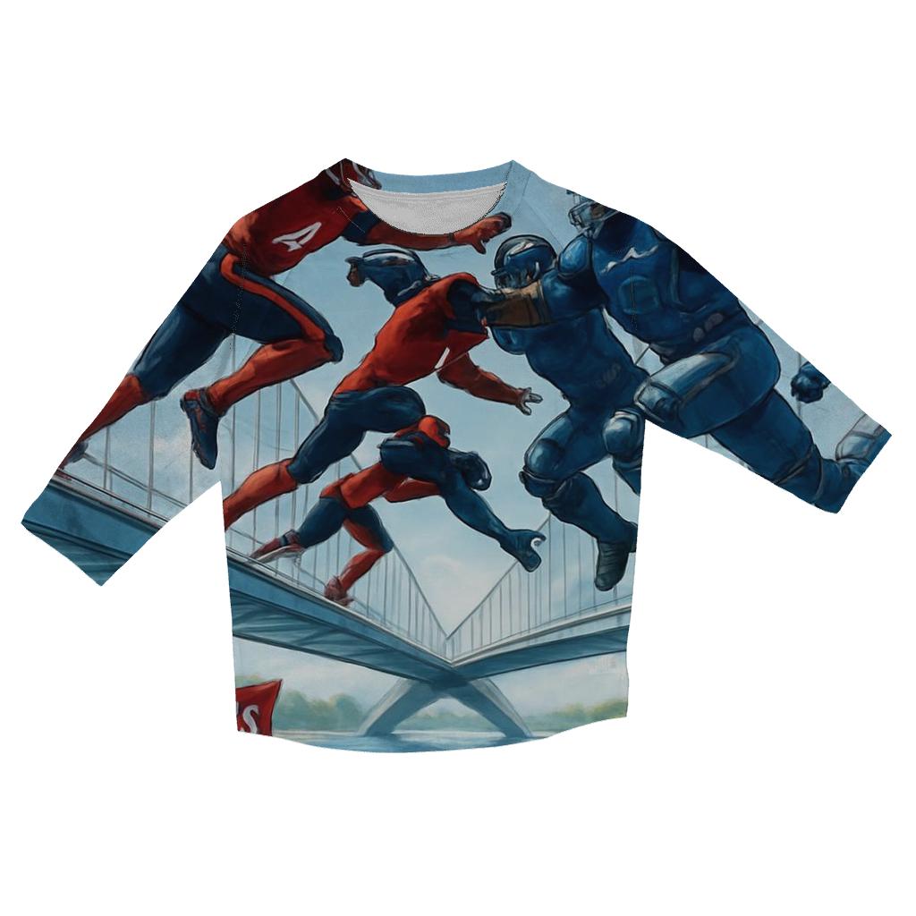 Skybridge Clash Above The River designer 3/4 sleeve blouses