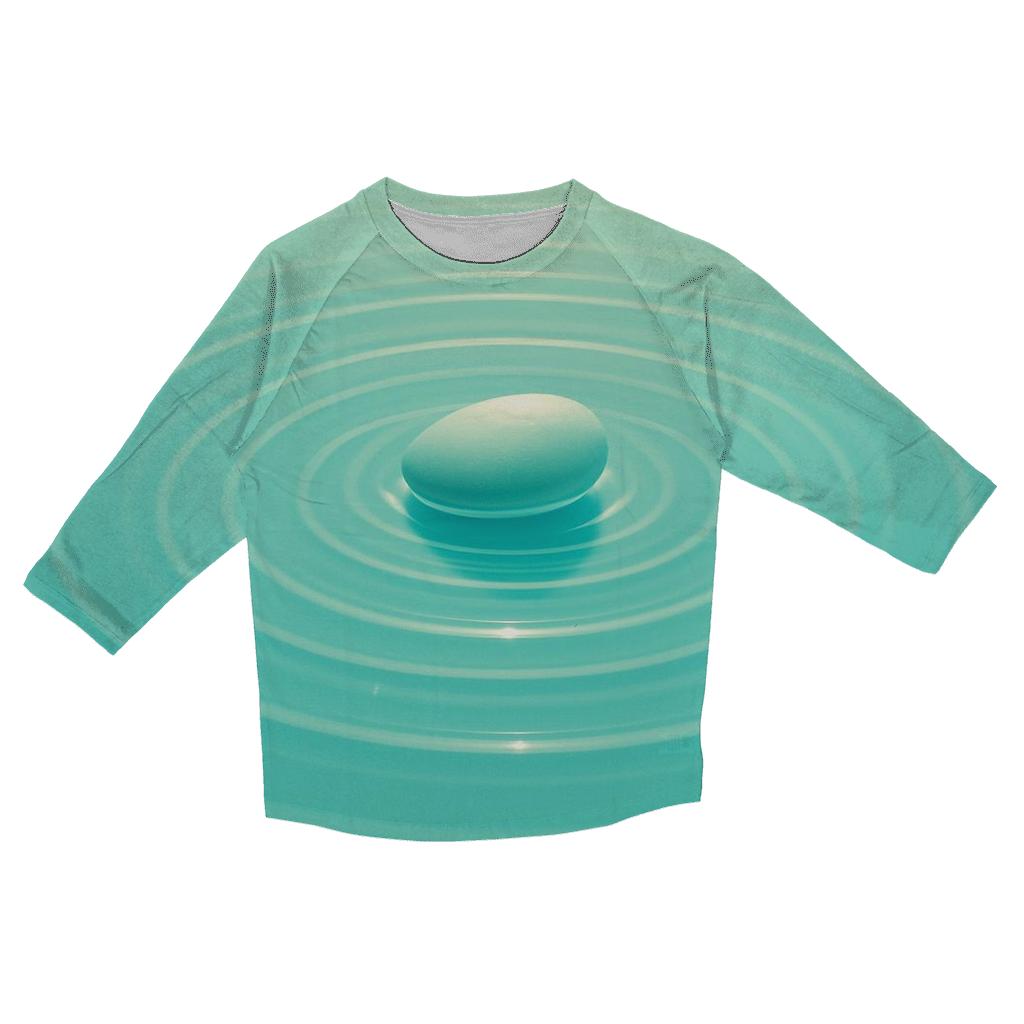 Ripple Of Kindness trendy 3/4 sleeve tops