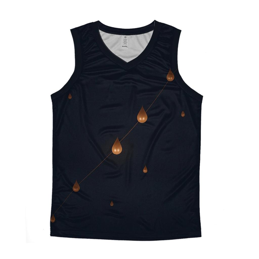 Midnight Drip Constellation graphic print tank tops