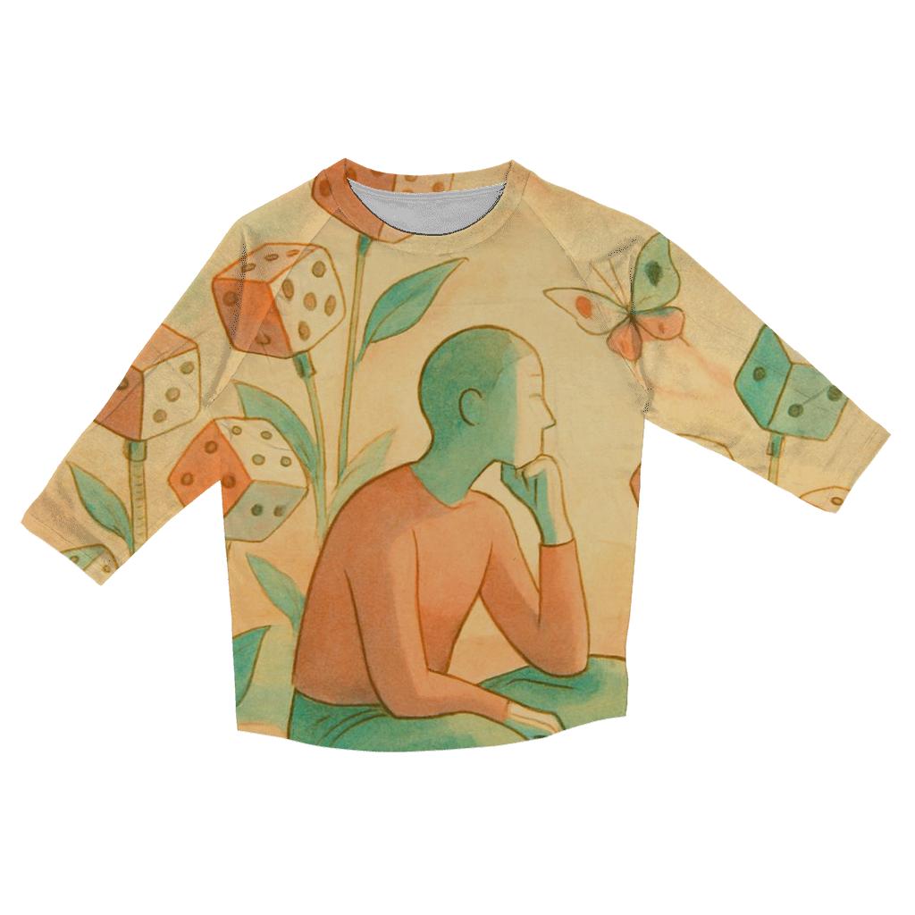 Dice Garden Dreamer casual three quarter sleeve shirts
