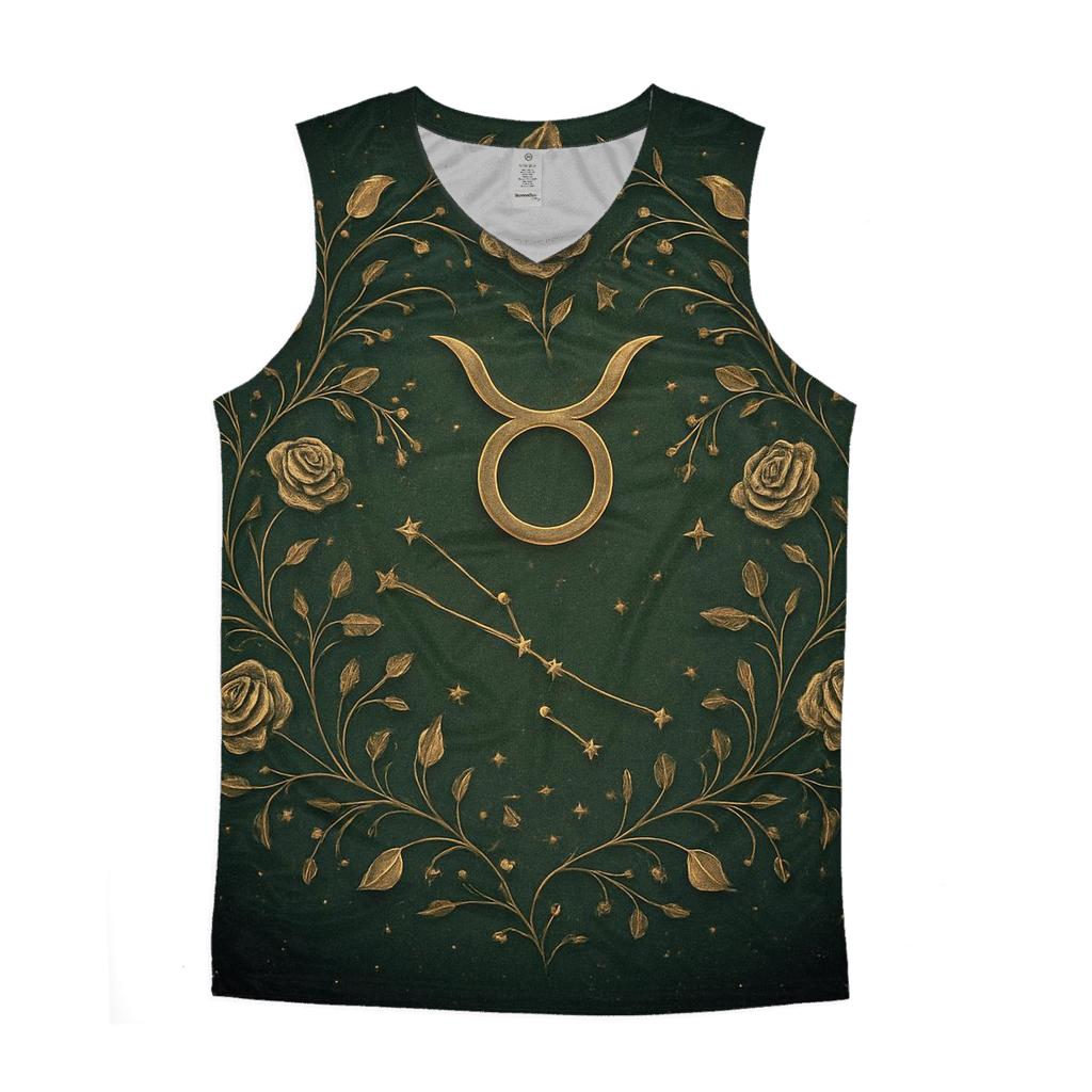 Taurus Celestial Garden Sigil cotton sleeveless tops