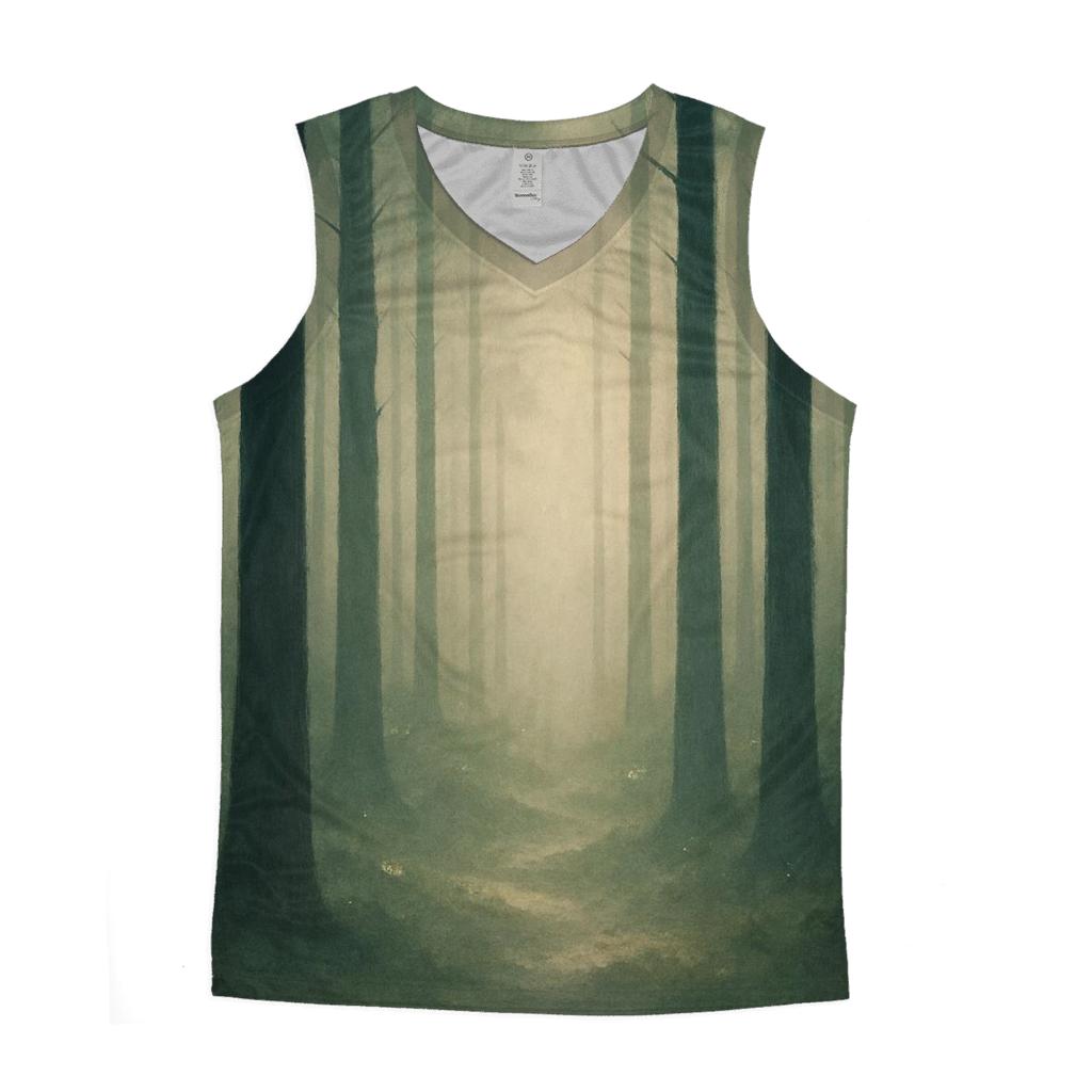 Forest Of Listening graphic print tank tops