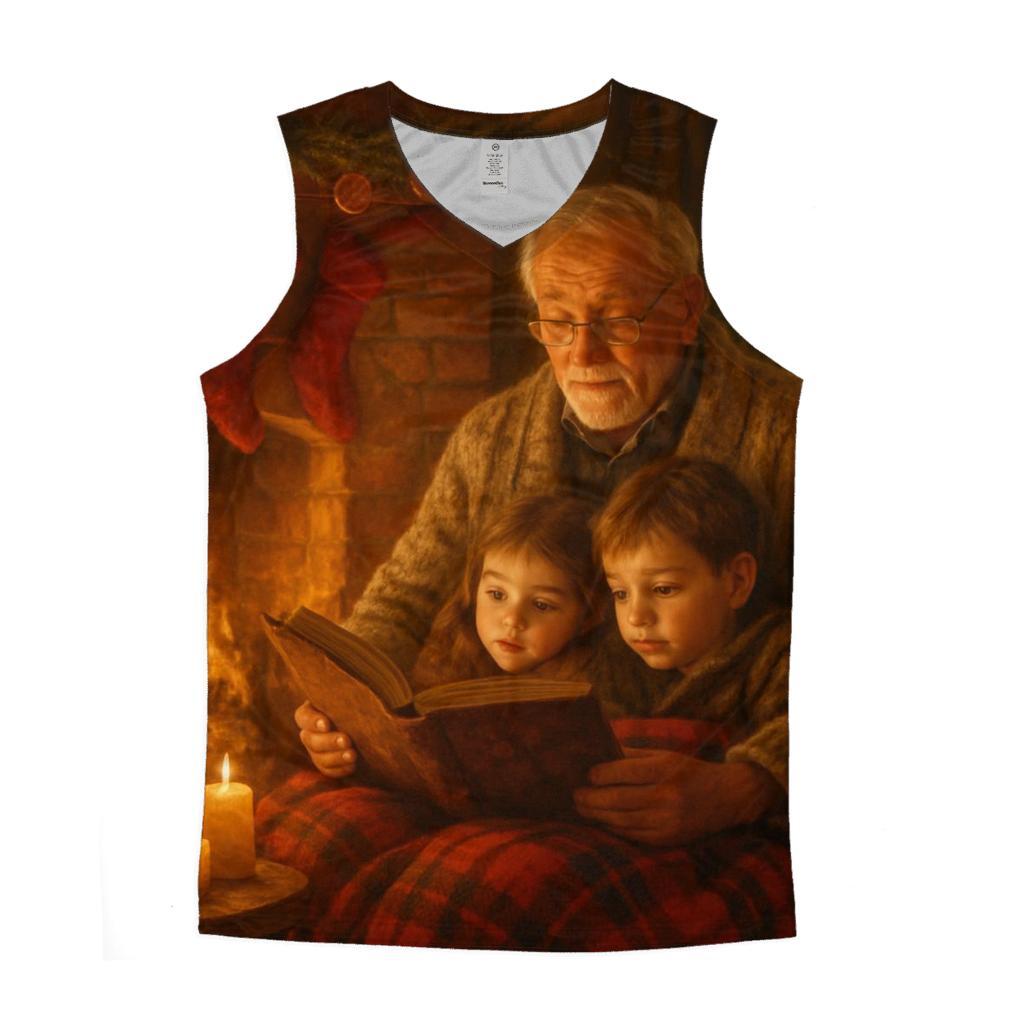 Candlelit Christmas Eve Storytime stylish racerback tanks