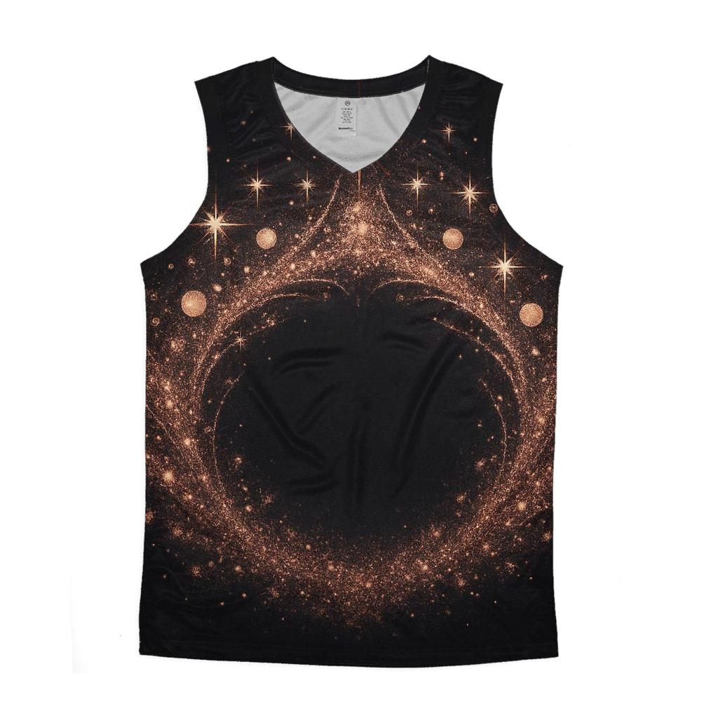 Celestial Glitter Crown custom tank tops