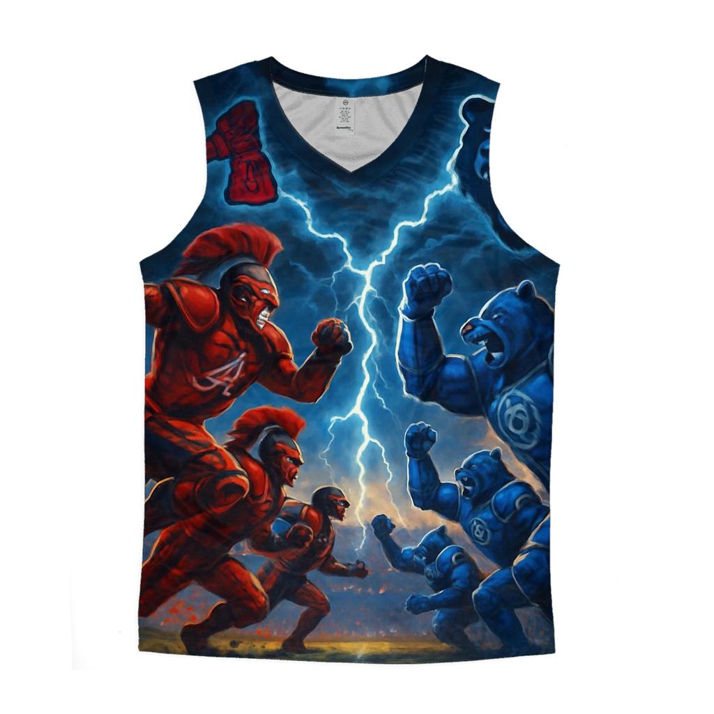 Storm Over The Rivalry Field designer workout tanks