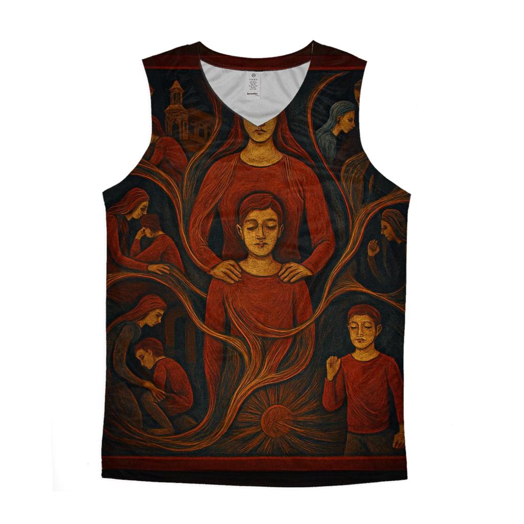 Threads Of Her Courage Woven Into My Days casual summer tank tops