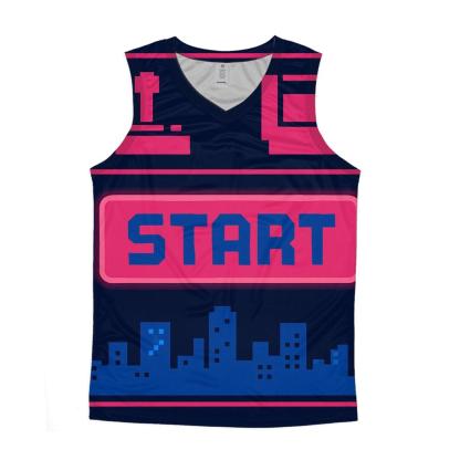 Retro Console Start Screen custom tank tops