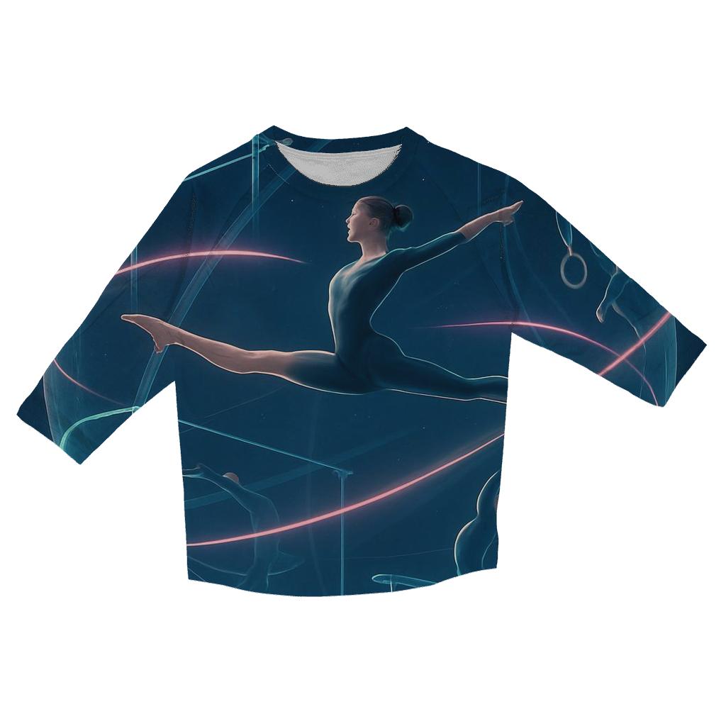 Zero Gravity Gymnastics Sphere trendy 3/4 sleeve tops