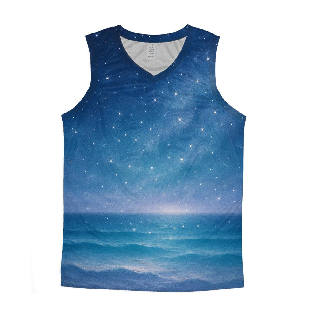 Celestial Tide sports performance tank tops